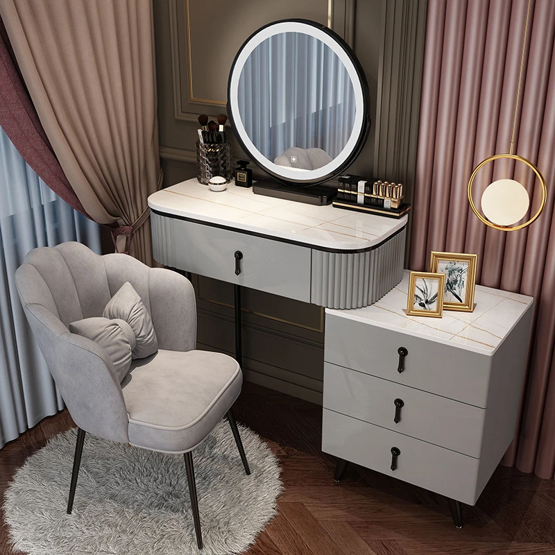 

Console Make Up Dressing Table Desk Bedroom Hotel Small Vanity Table Bedside Luxury Penteadeira Para Quarto Home Furniture