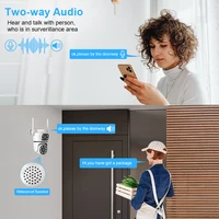 Smar 4MP PTZ Wi-Fi IP-камера с двумя объективами для улицы 5-кратный зум Ai Автоматическое отслеживание Беспроводное наблюдение Камеры видеонаблюдения ICam365 — изображение 2