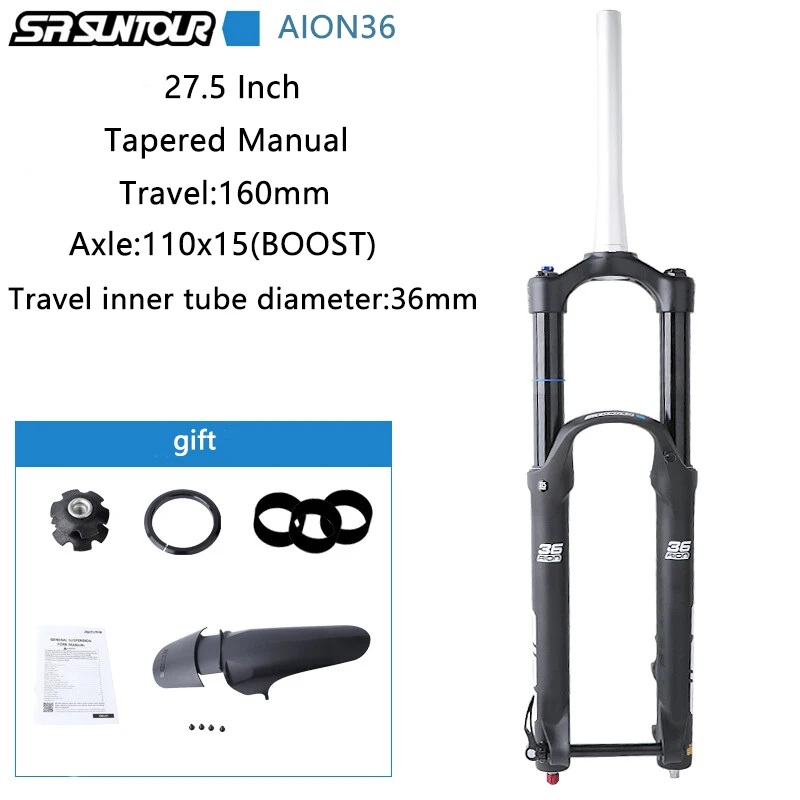 SUNTOUR AION36 AION38X Mountain Bike Front Fork MTB AM EQ BOOST