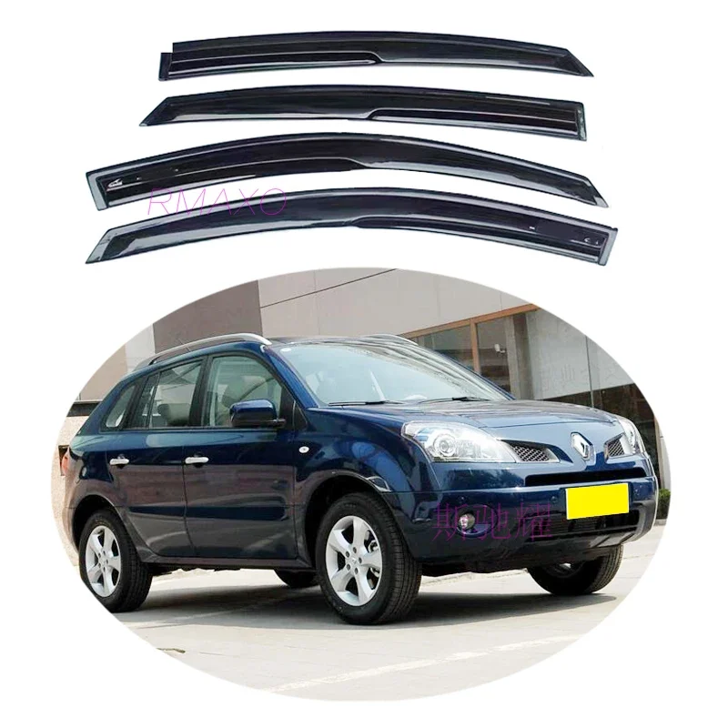 ForRenaultKoleos20092015PlasticWindowVisorVentShadesSunRain