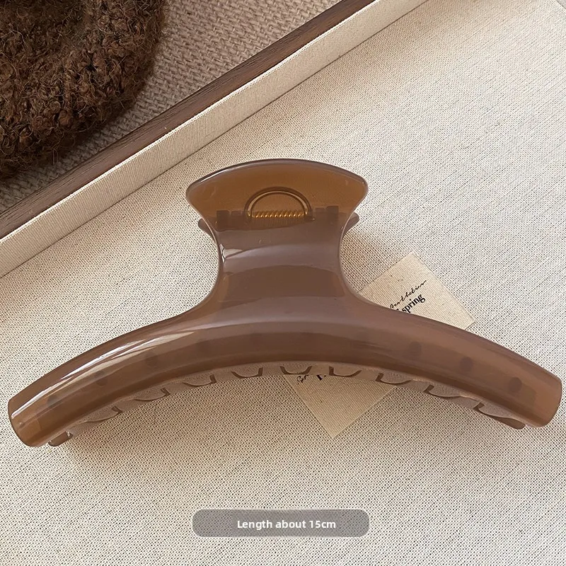 Camel [extra large hair clip] [suitable for thick hair]