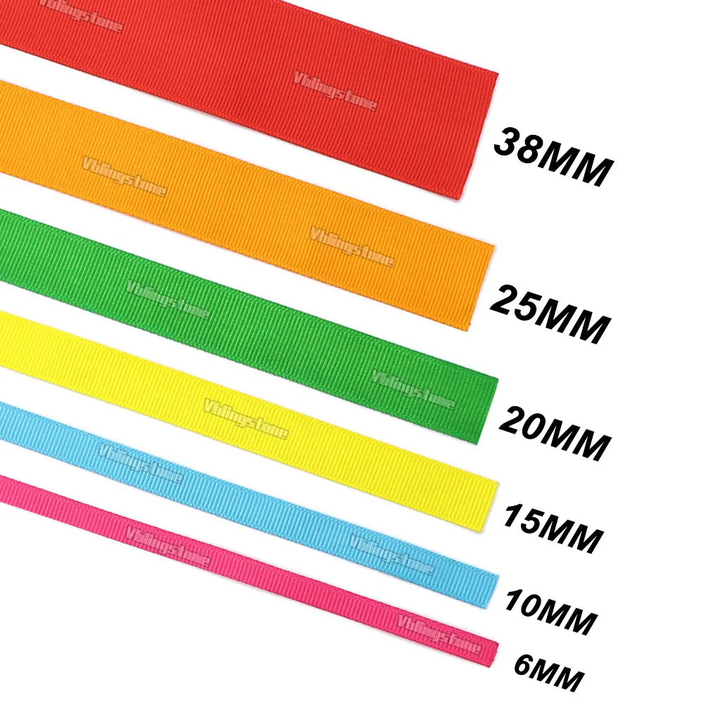 Nastro In Poliestere Grosgrain Da 100 Metri 6mm 10mm 12mm - Foto 5