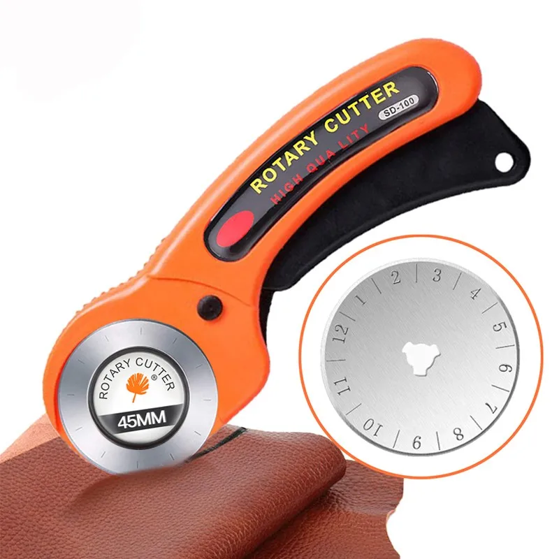 45mm Rotary Cutter Tool Kit with Six (6) Stainless Steel Blades