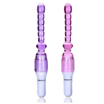 Vibrator Dildos Anal Beads Butt Plug Vibrator Sex Toys for Women Men Couples Adult Toy Jelly Vibrator Stick Vaginal Stimulator 6