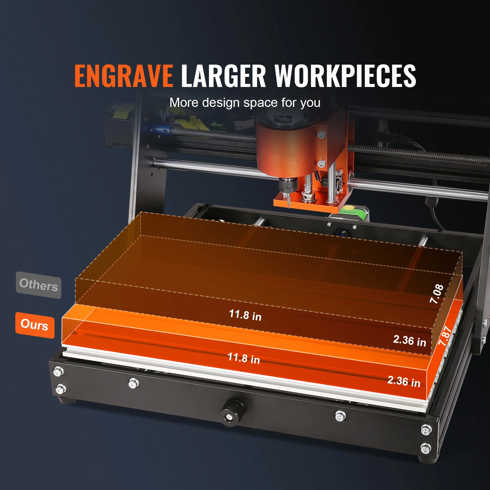 CNC Router Machine Wood Engraving Carving Milling Kit