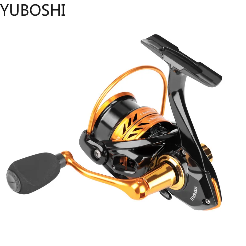 YUBOSHI Spinning Reel Metal Spool 5.0:1 Carp Fishing Reel Aluminum