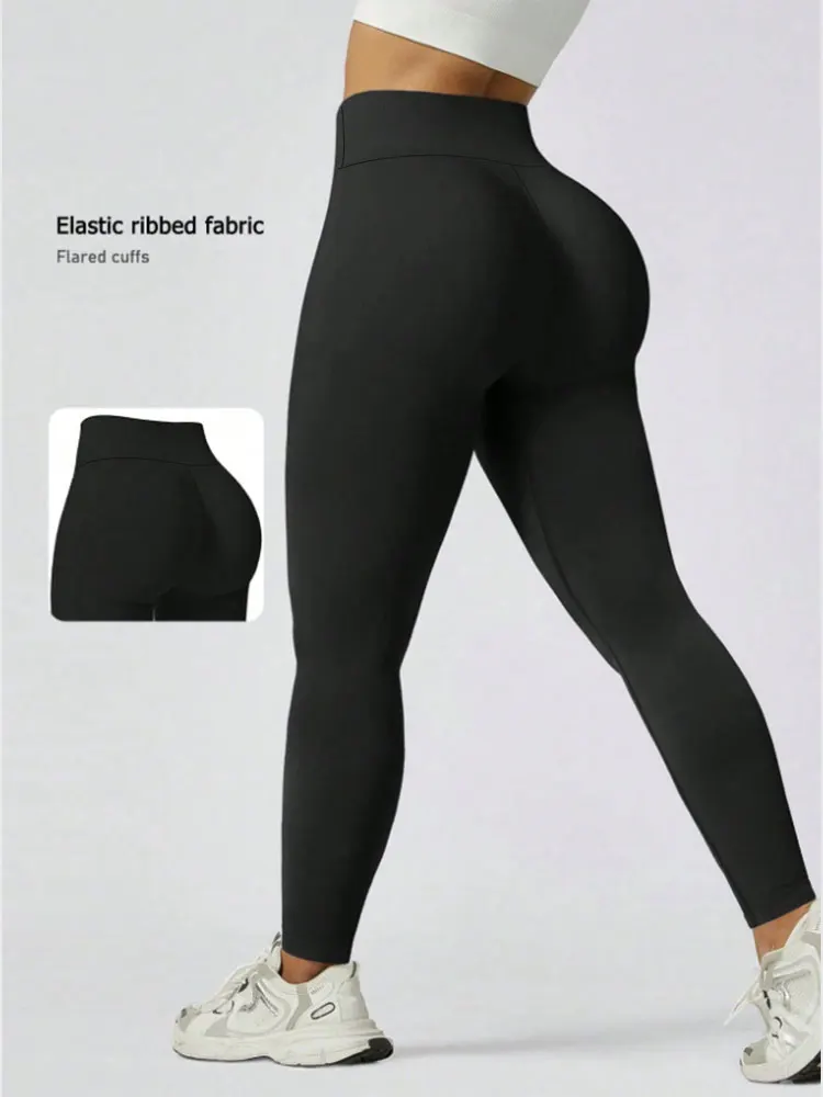 Christmas High Waist Tummy Control Butt Lifting Yoga Leggings Slim Fitness Workout Pants Black Stretchy Athletic Womens Trousers 3