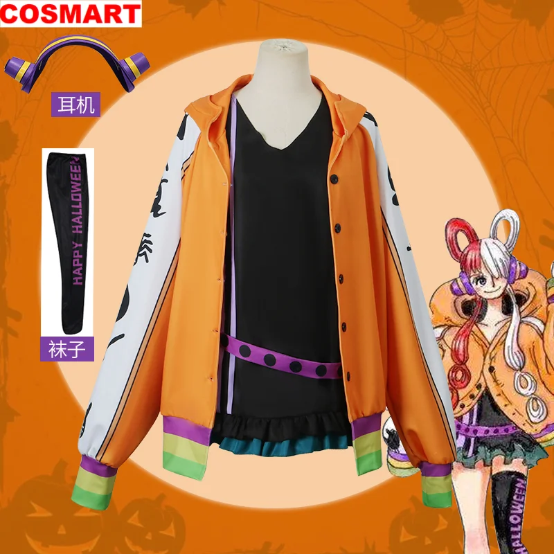 

One Piece Halloween Red Theatrical Version Uta Coat Wig Cosplay Costume Cos Game Anime Party Uniform Hallowen Play Role Clothes