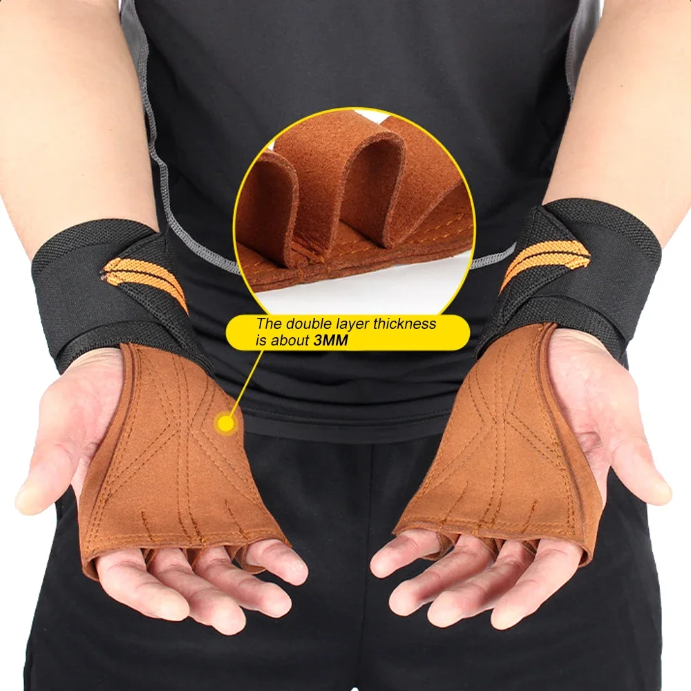 Premium Weight Lifting & Gymnastics Training Gloves - Enhanced Grip & Wrist Support