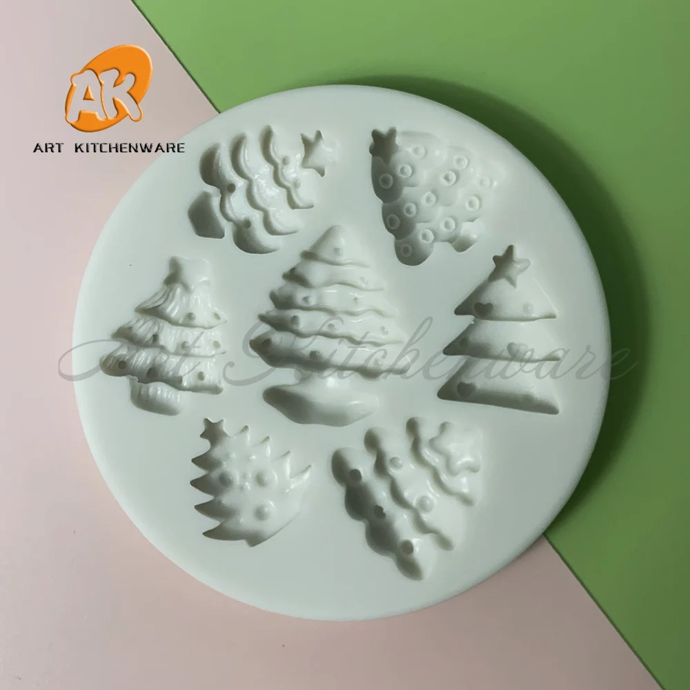Stampo Silicone Natale 3 Forme - Renna, Pupazzo Di Neve, Babbo Natale - Per Biscotti, Cioccolato, Caramelle