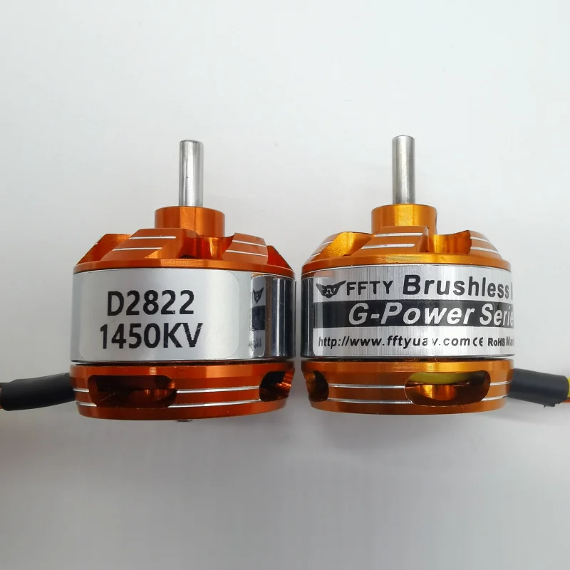 Moteur Brushless D2822 1450KV 1800KV 2600KV pour Drone RC