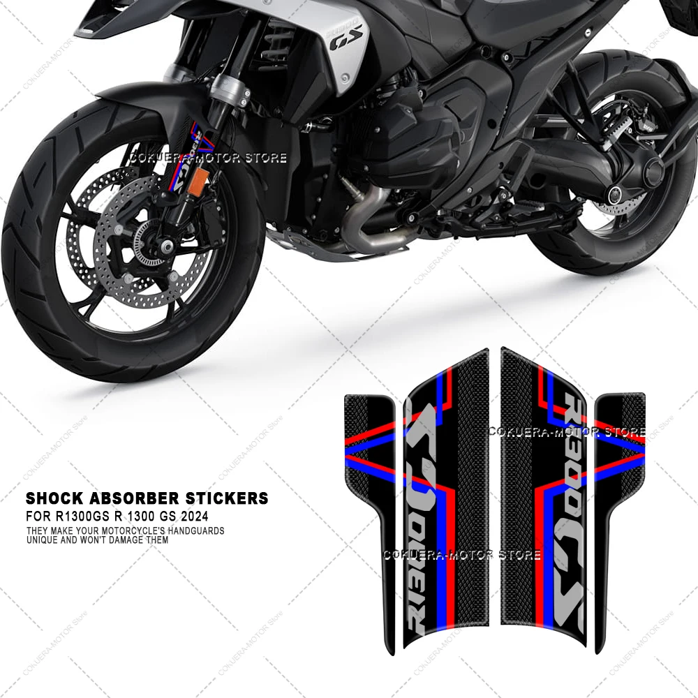 

3D резиновые наклейки для BMW R 1300 GS Triple Black 2023 2024, аксессуары для мотоциклов, амортизаторы, защитные наклейки