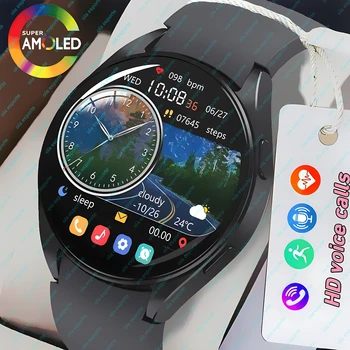 남성용 GPS 트래커 워치, 맞춤형 시계, 얼굴 음성 통화, 아몰레드 스마트워치, 스포츠 피트니스, 여성 스마트 워치, BT 통화 시계, 6