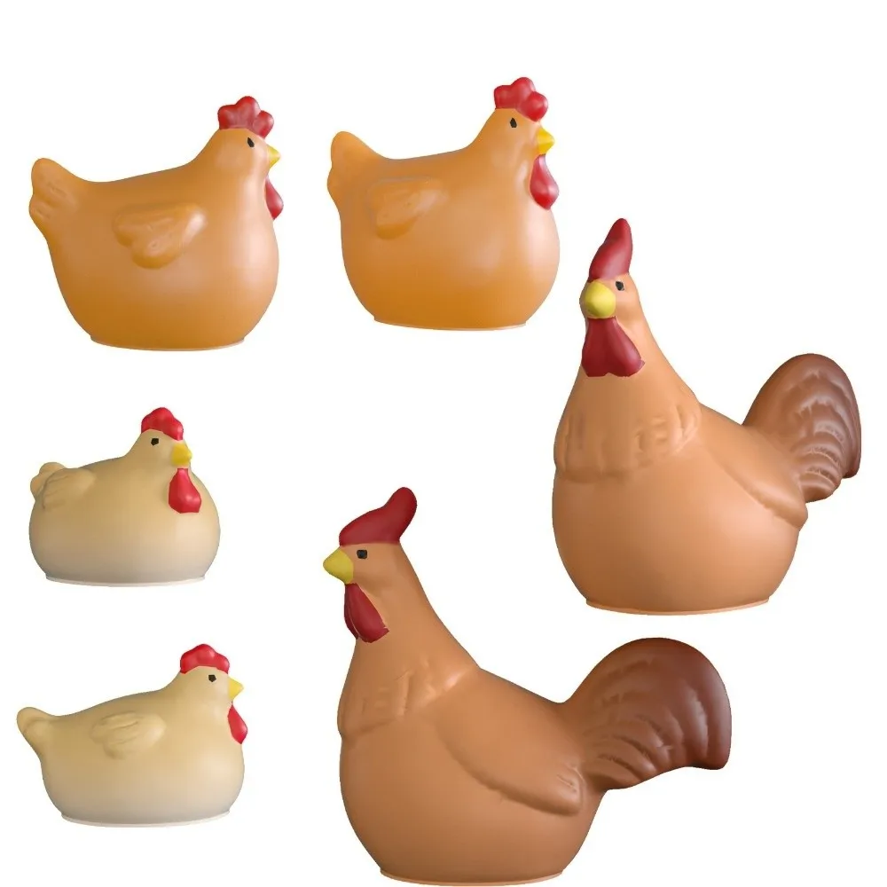 Cute 3D Chicken Candle Mold DIY Crafts Non-Stick Plaster Cement Mould Reusable Flexible Silicone Chick Mold Easter Decor