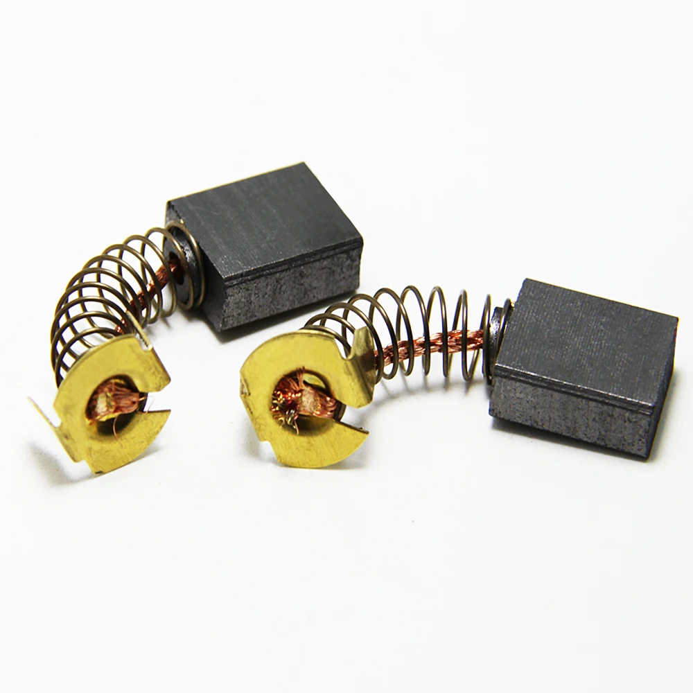 5 คู่แปรงคาร์บอน CB153 เครื่องมืออะไหล่เปลี่ยนขนาด 6.5x13.5x16 มม.สําหรับ Makita Planer 2012 2012NB 1