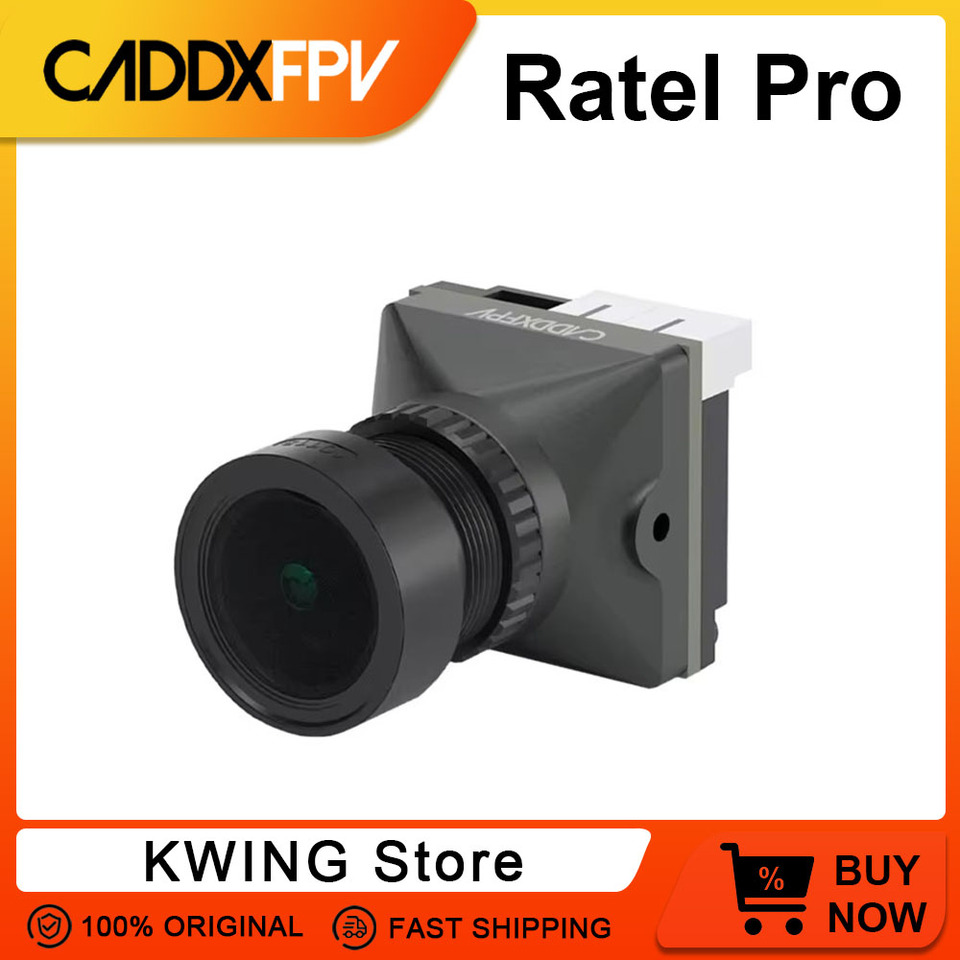  CADDX Ratel Pro FPV Camera 1/ 3/ 5PC 1500TVL 2.1mm Lens 16:9/4:3 NTSC/PAL FOV125° Blacklight Night Vision Camera For RC Drone 