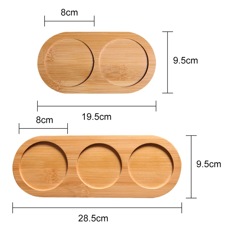 Wooden Vanity Tray Bamboo Bathroom Counter Perfume Soap Tray Natural Bamboo Bathroom Decoration Countertop Storage