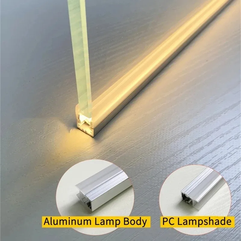 รูปสินค้า ไฟเส้น LED โปรไฟล์อลูมิเนียม สำหรับตกแต่งตู้โชว์ บาร์ และพื้นที่ภายในบ้าน