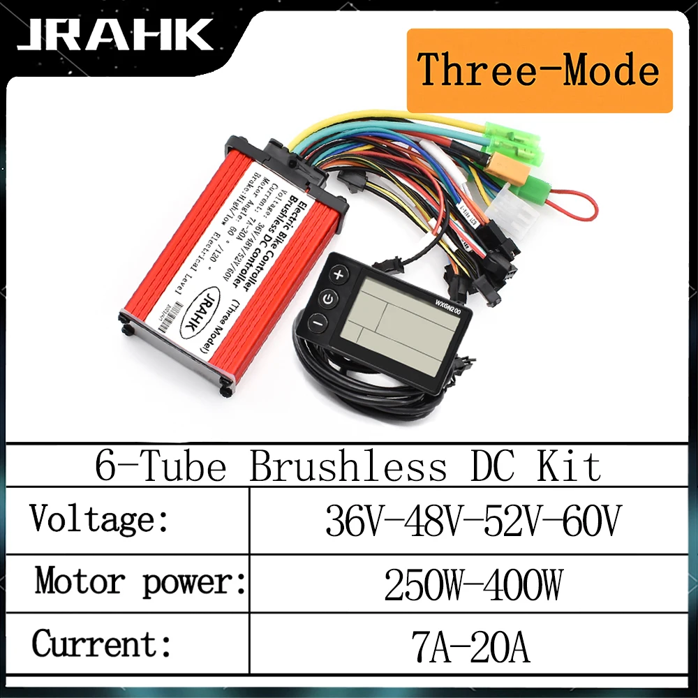 JRAHK 36V 350W S866 BLDC контроллер в комплекте контроллер для электрического велосипеда 36V 15A 48V 350W электрический скутер ускоритель 60V