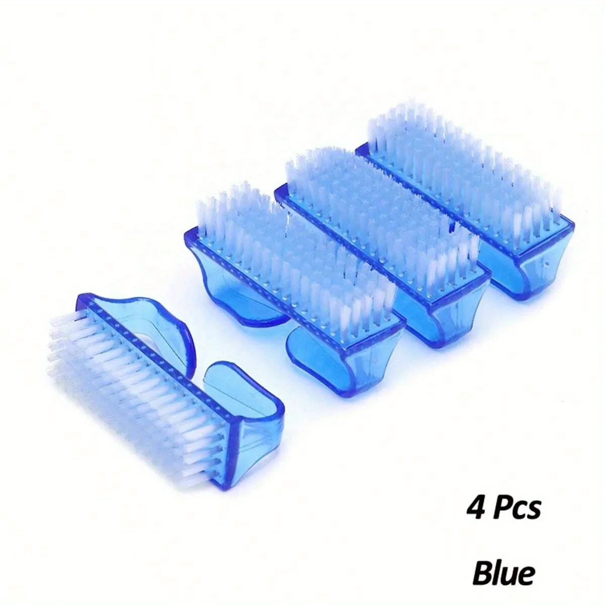 1/2/4/10 Teile/satz Multi-farbe Nail art Große Nagellack Kleber Horn Pinsel Reinigung Pinsel kunststoff Staub Pinsel Maniküre Werkzeuge – Detail 17