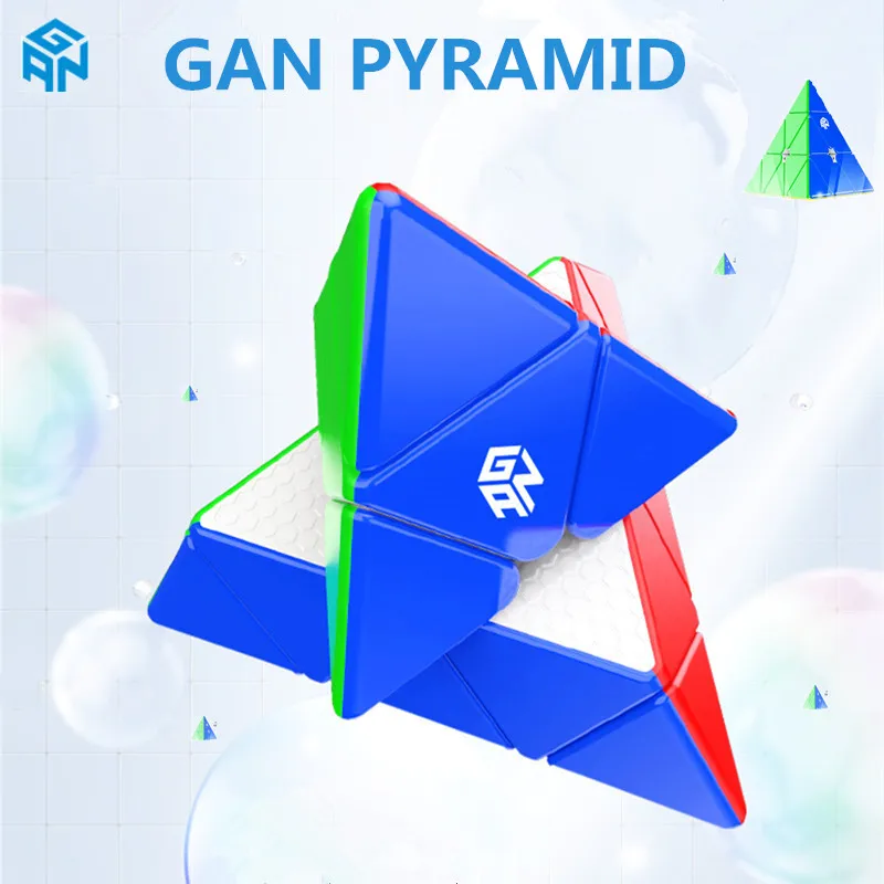 

[ECube] GAN Pyramid Magnetic Magic Speed Cube Stickers Professional Puzzle Toys Children's Gifts GAN Pyraminx