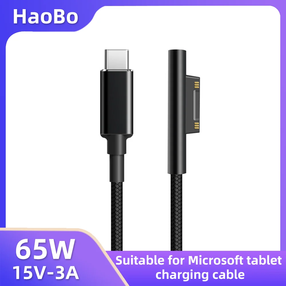 Universal 15V 3A USB-C PD Power Supply Charger Adapter with Cable