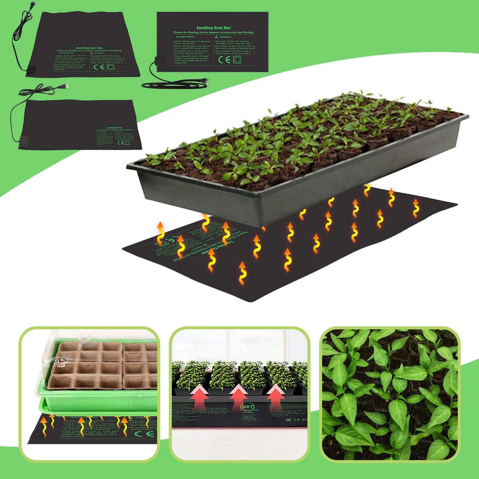 Plant Heating Pad Seedling Heating Pad Seed Germination And Growth Pad