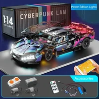 1314Pcs Technical Racing Sport Car 67128 Model Building Blocks Lamborghini Hypercar Racing Car Model Toys Kid Adult Gift 1