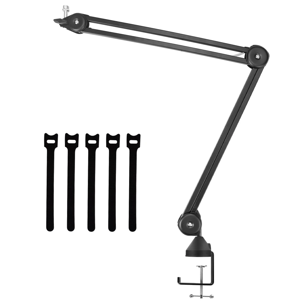Supporto Per Microfono Con Braccio Per Microfono Per Impieghi Gravosi Supporto Per Braccio A Forbice Con Clip Per Microfono Fascette Per Cavi Per Disc