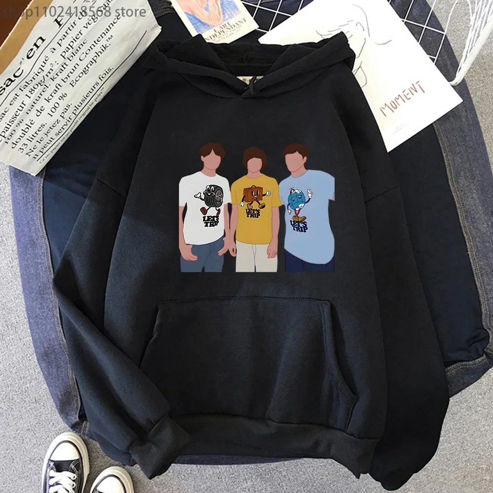 Fashion Sturniolo Triplets Hoodie Women Music Group Graphic Sweatshirts with Hooded Winter Clothes Men Clothing Harajuku Casual