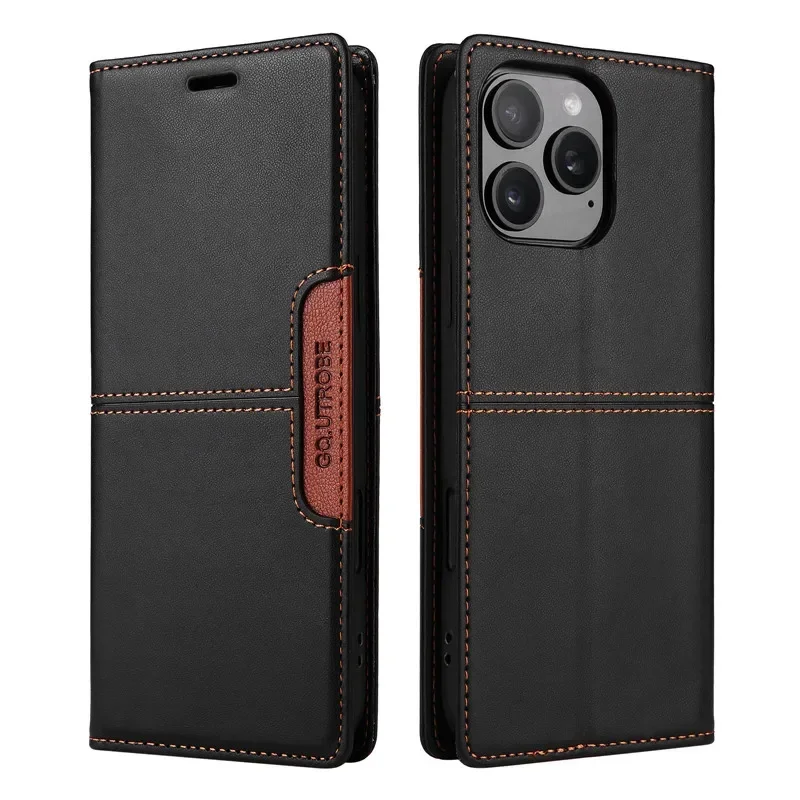 Premium Anti-Theft Leather Flip Wallet Phone Case