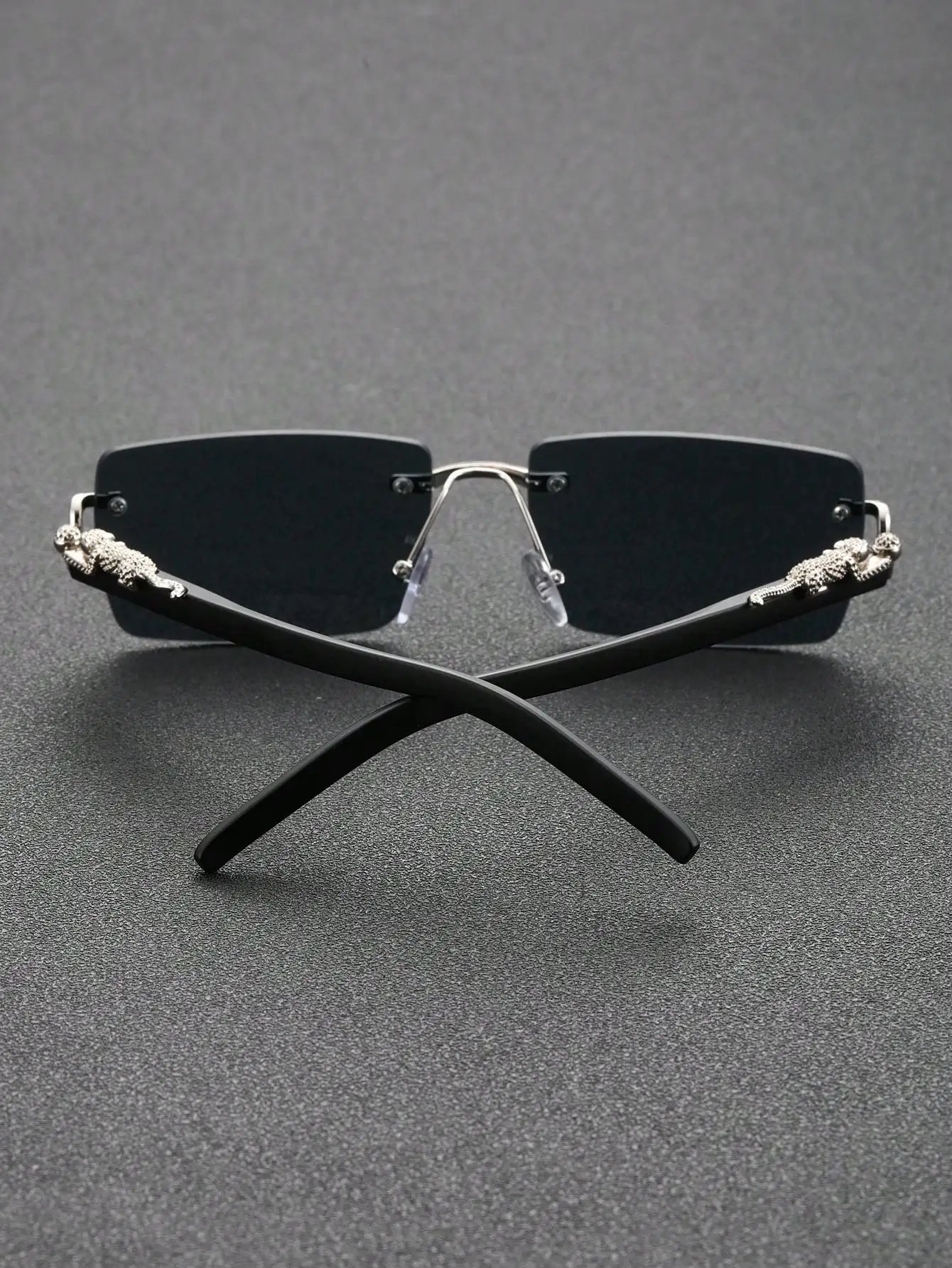 1/2 PCS Unisex Classic Square Frame Fashion Metal Sunglasses For Cool Outdoor Cycling Fishing Clothing Accessories