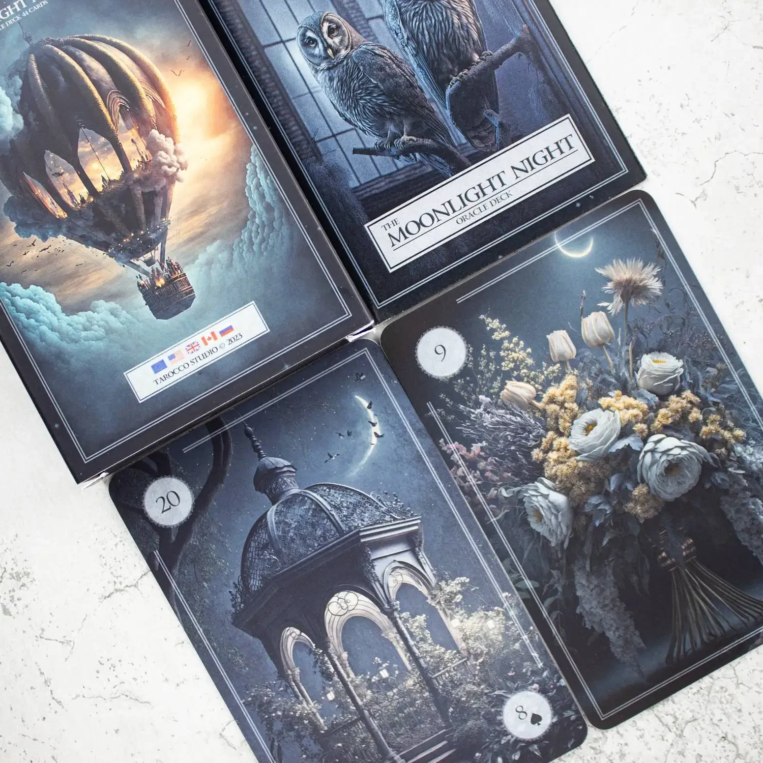 Moonlight Night Oracle Cards 44 Pcs 12X8 cm angel oracle cards