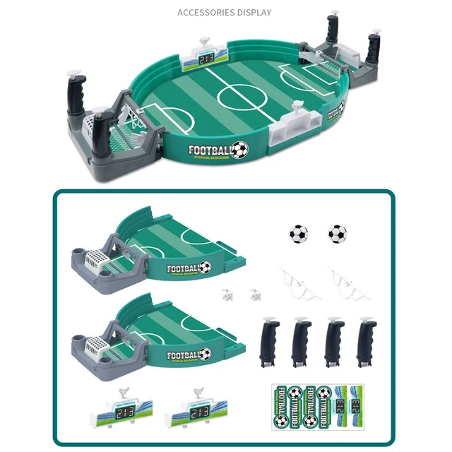 miYou Desktop Toy Sports Games Football Table with 6 Football Desktop Interactive Soccer Games Toy for Kids Adult Christmas Gift 2