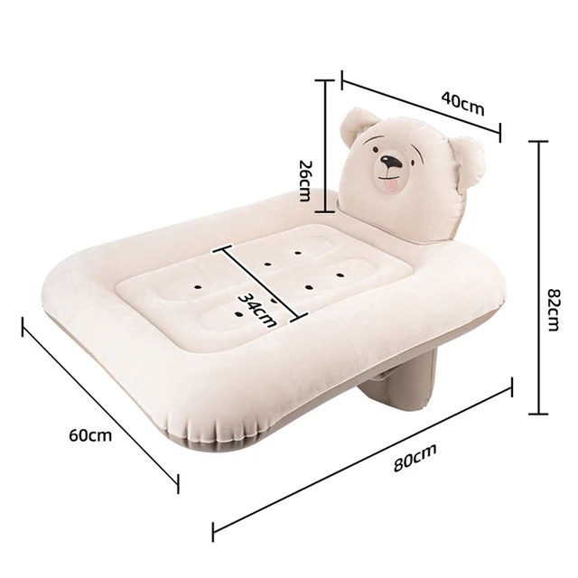 만화 어린이 팽창식 여행 침대: 비행기, 자동차, 고속 철도에서 이용 가능한 수면 에어 매트