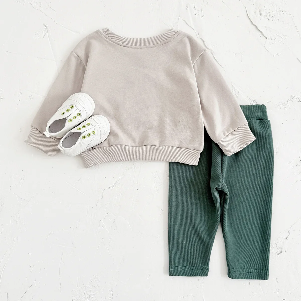 Spring Autumn Baby Hoodie Sets Boy Infant Pullover and Pants 2Pcs Girl Toddler Sweatshirt Suit Baby Clothes Kid's Outfit 0-3Y 5