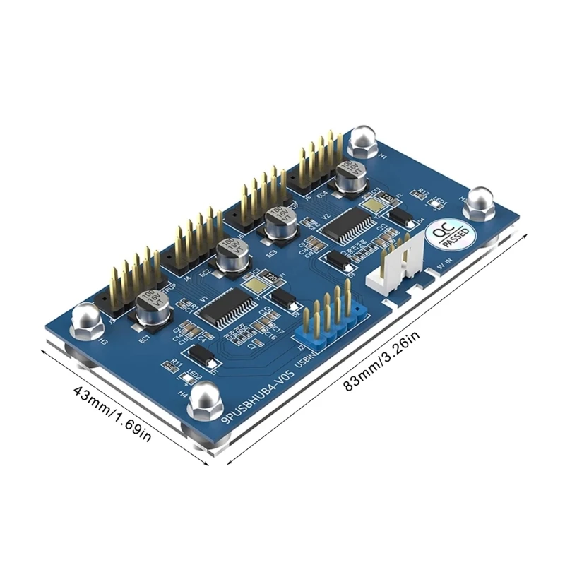 USB2.0 9Pin Multiplier Hub Port with Base for Efficient Use Adapter