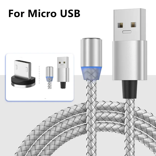 Silver Micro USB