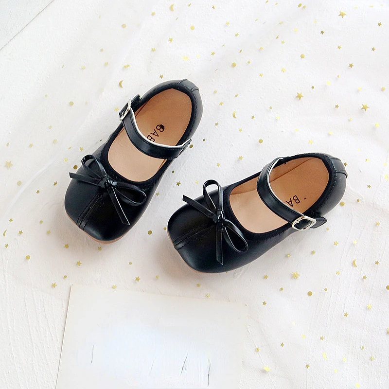 Mary Janes Kid Leather Shoes Spring Cute Princess Soft Sole Girls Shoes
