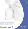 Saniaccess 3 Pump Full Bath Macerator Pump ResidentialBONUS FULL BATH Modern styleModern style and classic features are 2