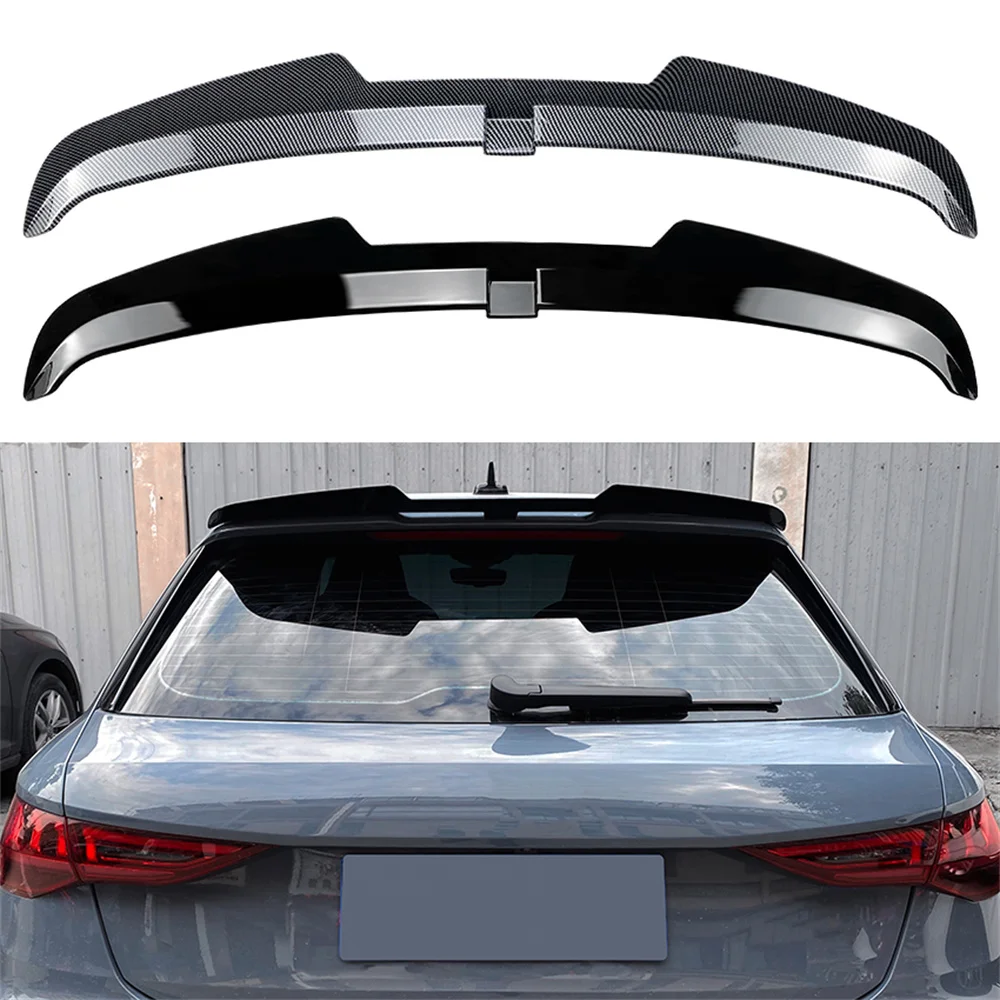 For Audi A3 8Y RS3 Sportback Car Rear Roof Spoiler Wings Rear Trunk
