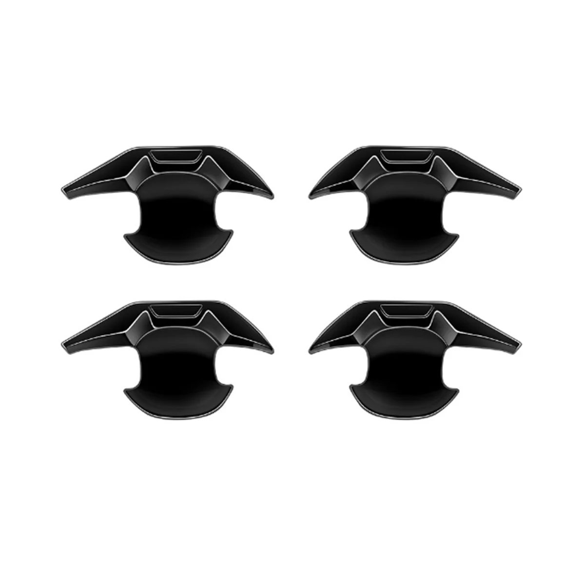 

Автомобильный яркий черный Автомобильный внешний Стайлинг дверная ручка Чаша защитная накладка Крышка для Toyota Alphard 40 серия