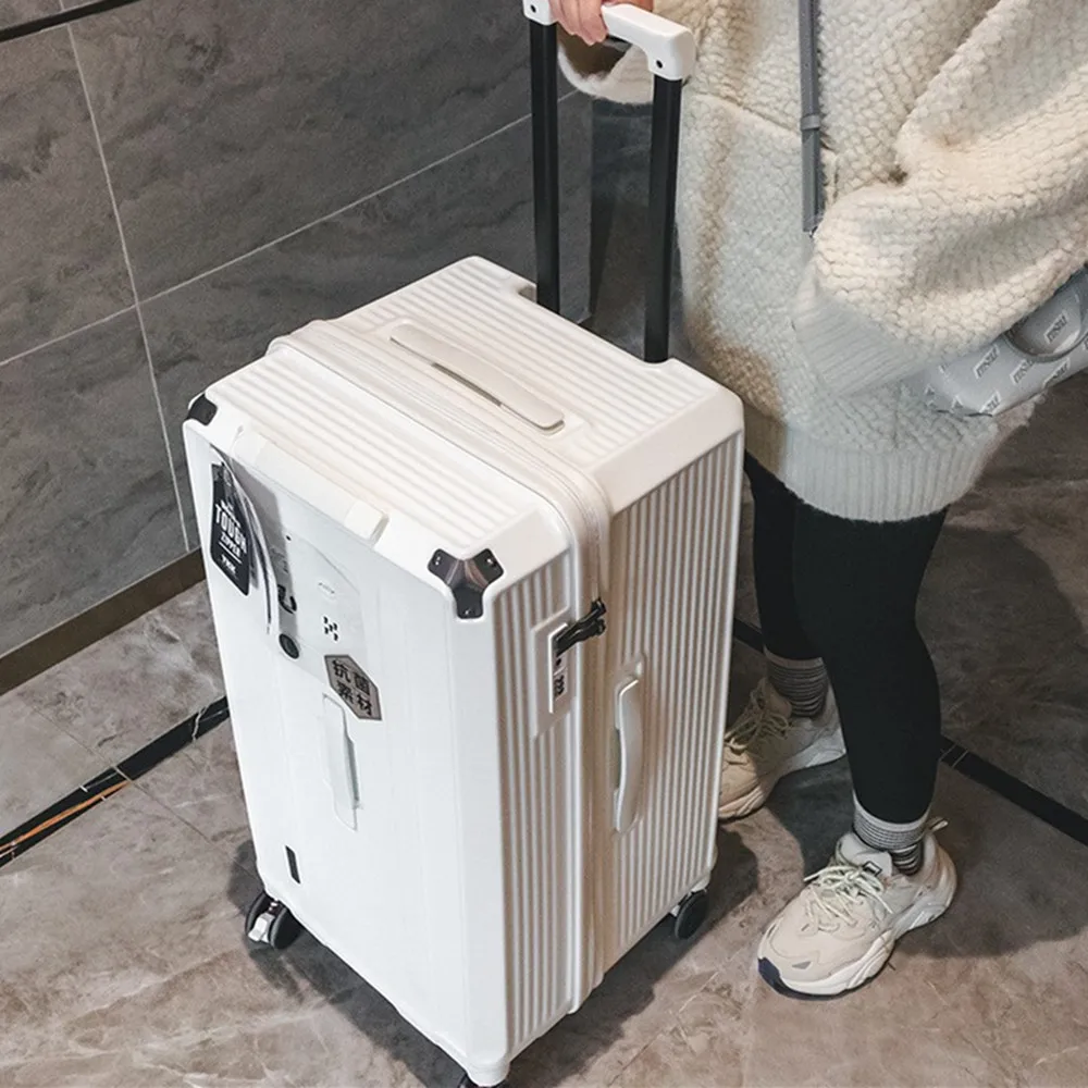 Large Capacity 26 Inch Luggage Travel Trolley Case Suitcase Bag Storage Box Baggage Brake Mute Universal Wheel Customs Lock Bags