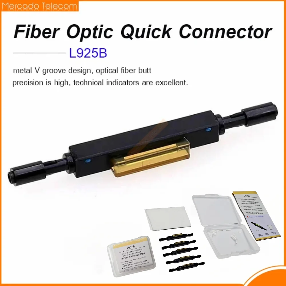 L925B Fiber Optic Quick Connector Optical Fiber Mechanical Splice for Drop Cable cold connector