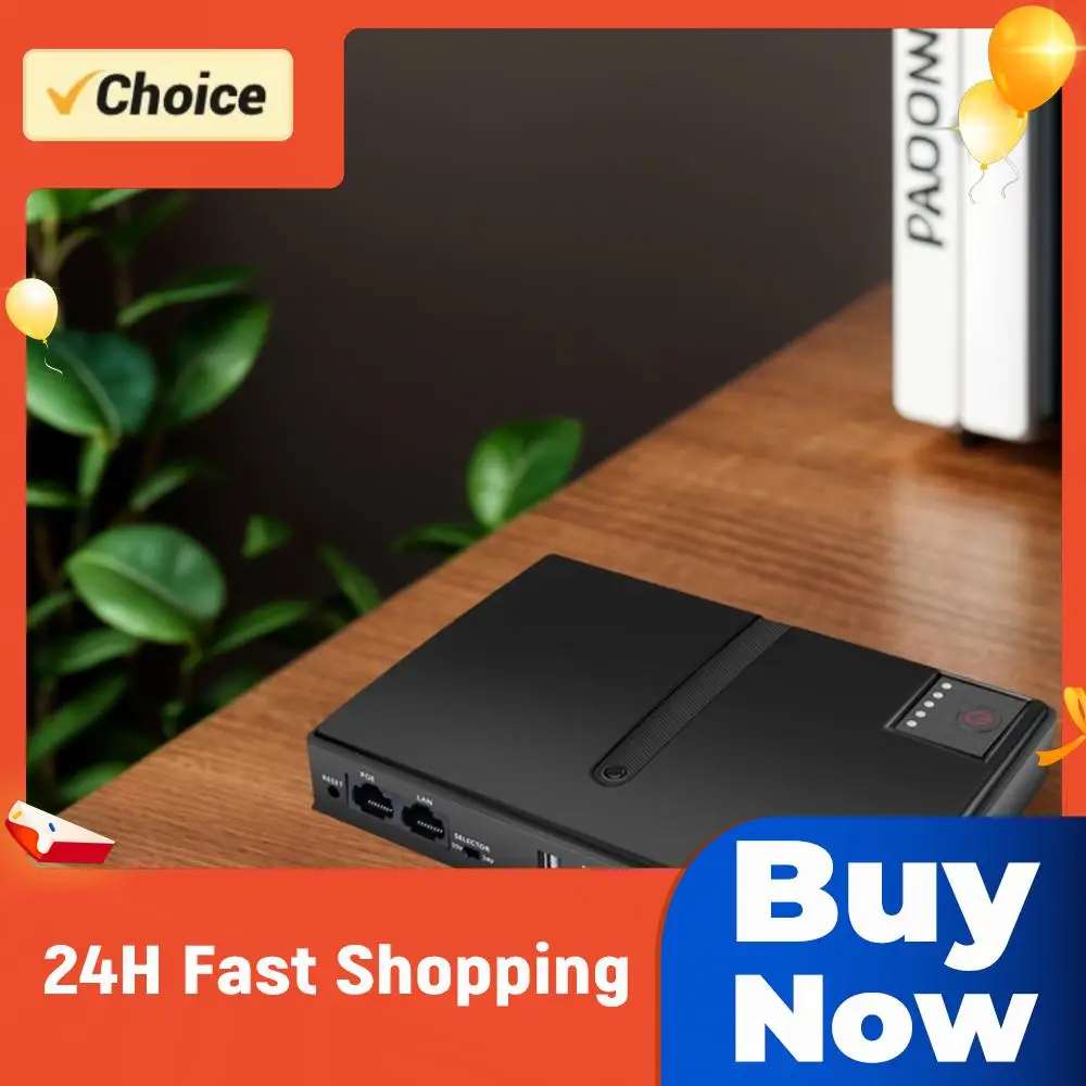 DC1036P DC UPSルーター光通信CAT UPS 5V9V12V 36W 10400mah DC電源アダプター ポータブル電源 ルーター、スイッチ、携帯電話用