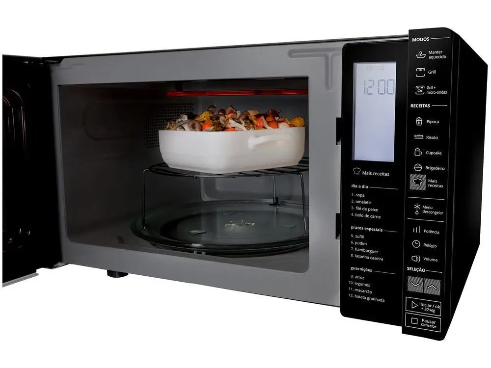 Micro-ondas Brastemp 32L Preto com Grill BMG45AE - 220V 5
