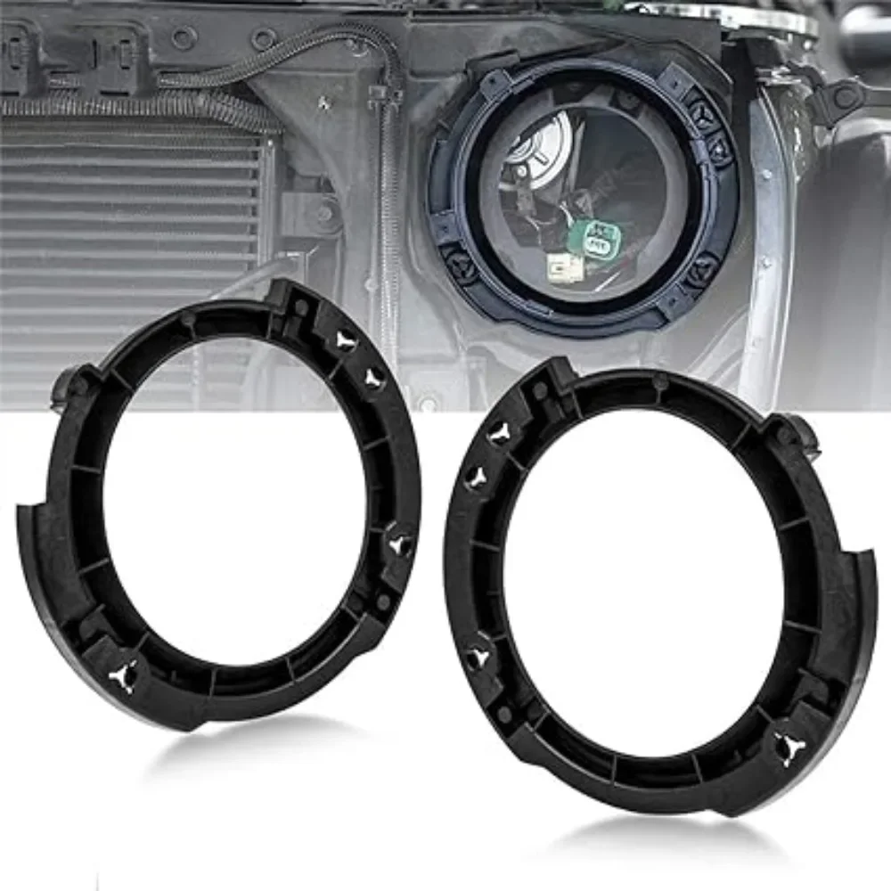 

Car 2Pcs 7 Inch Replacement Left & Right Headlight Mount Bracket Ring for Jeep Wrangler JK 2007-2018 Wear Resistant