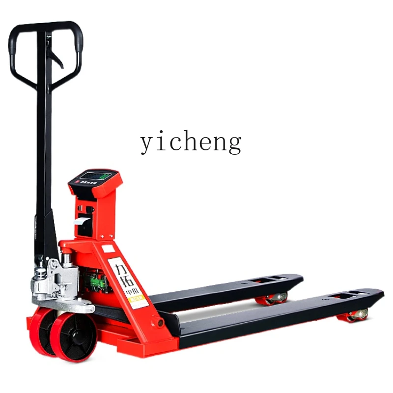 

YY Electronic Forklift Scale Manual Hydraulic Truck Trailer Forklift Pallet Truck