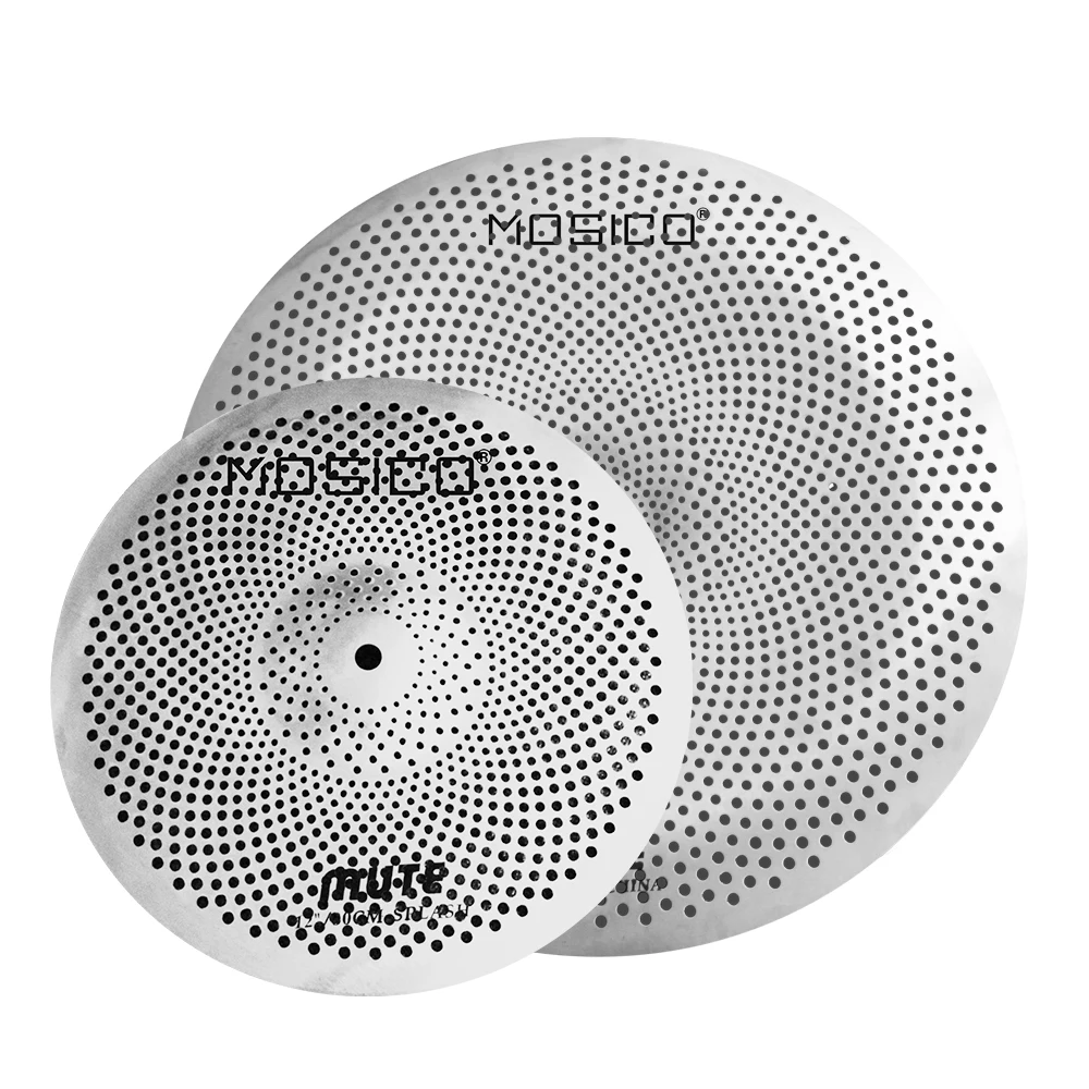 Tibetan Cymbals Drum Cymbal Kit Two Pieces Alloy Sliver 18 inch + 12 inch