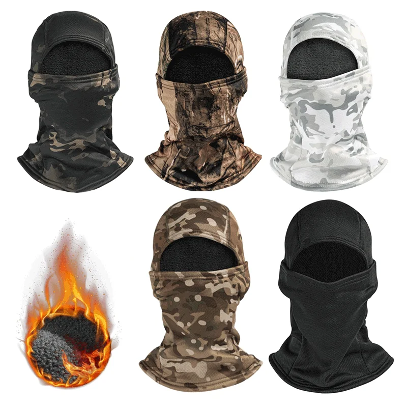 

Unisex Winter Fleece Tactical Military Warm Balaclava Outdoor Hunting Cycling Hiking Ski Scarf Windproof Face Mask for Men Women
